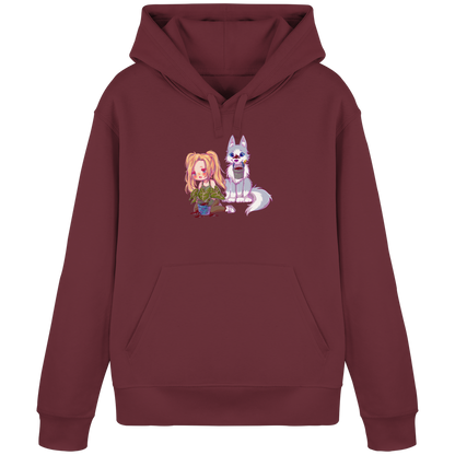 StaceyLucia Wolf Chibi - Organic Basic Hoodie