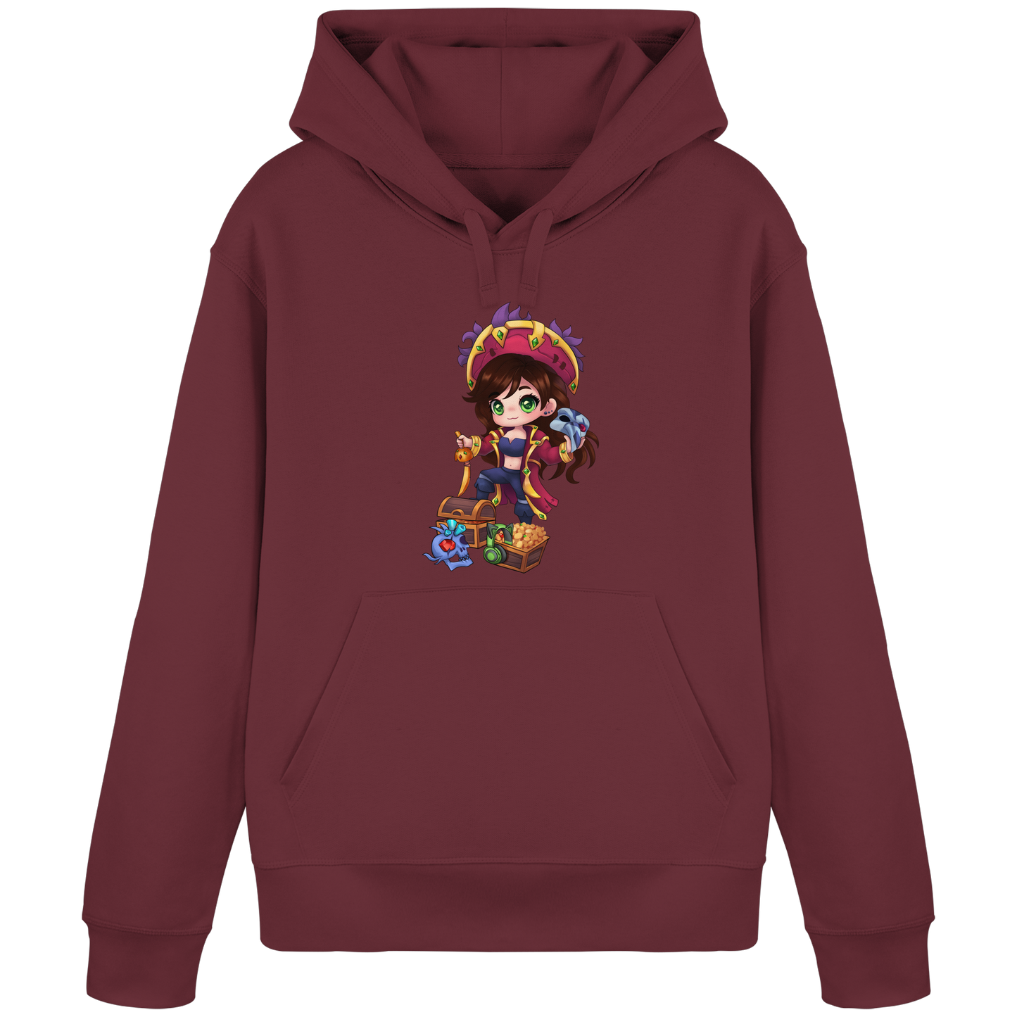 KykyNeko Pirat - Organic Basic Hoodie
