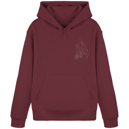 Miss_Moogle Logo Outline - Organic Basic Hoodie