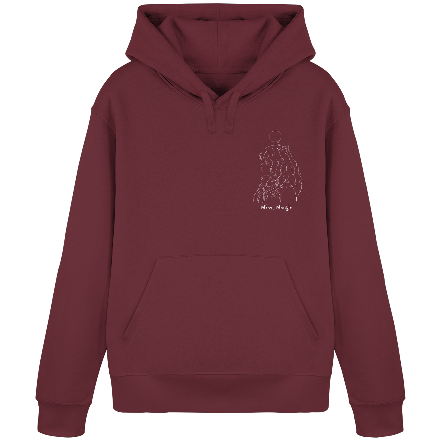 Miss_Moogle Logo Sign - Organic Basic Hoodie