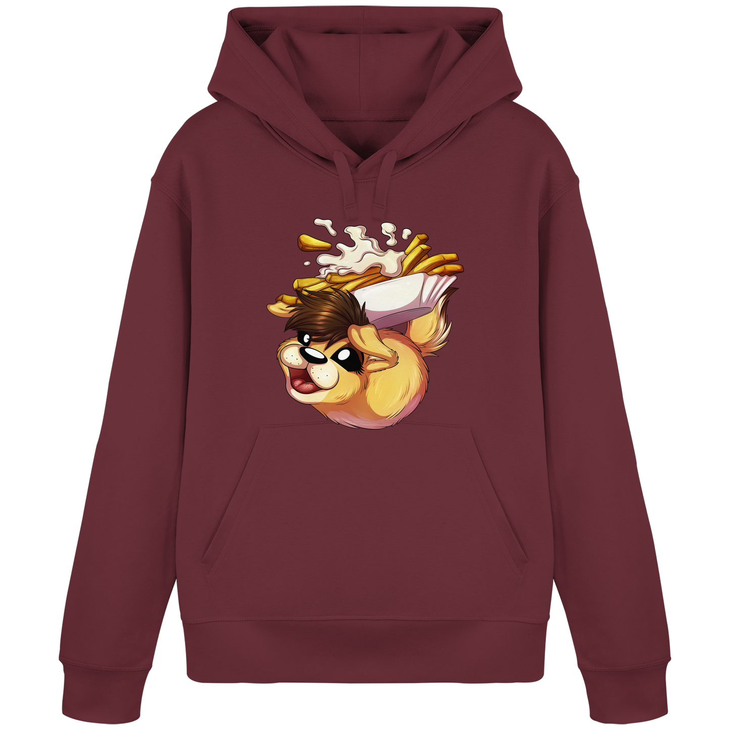 LupiArts Happy - Organic Basic Hoodie