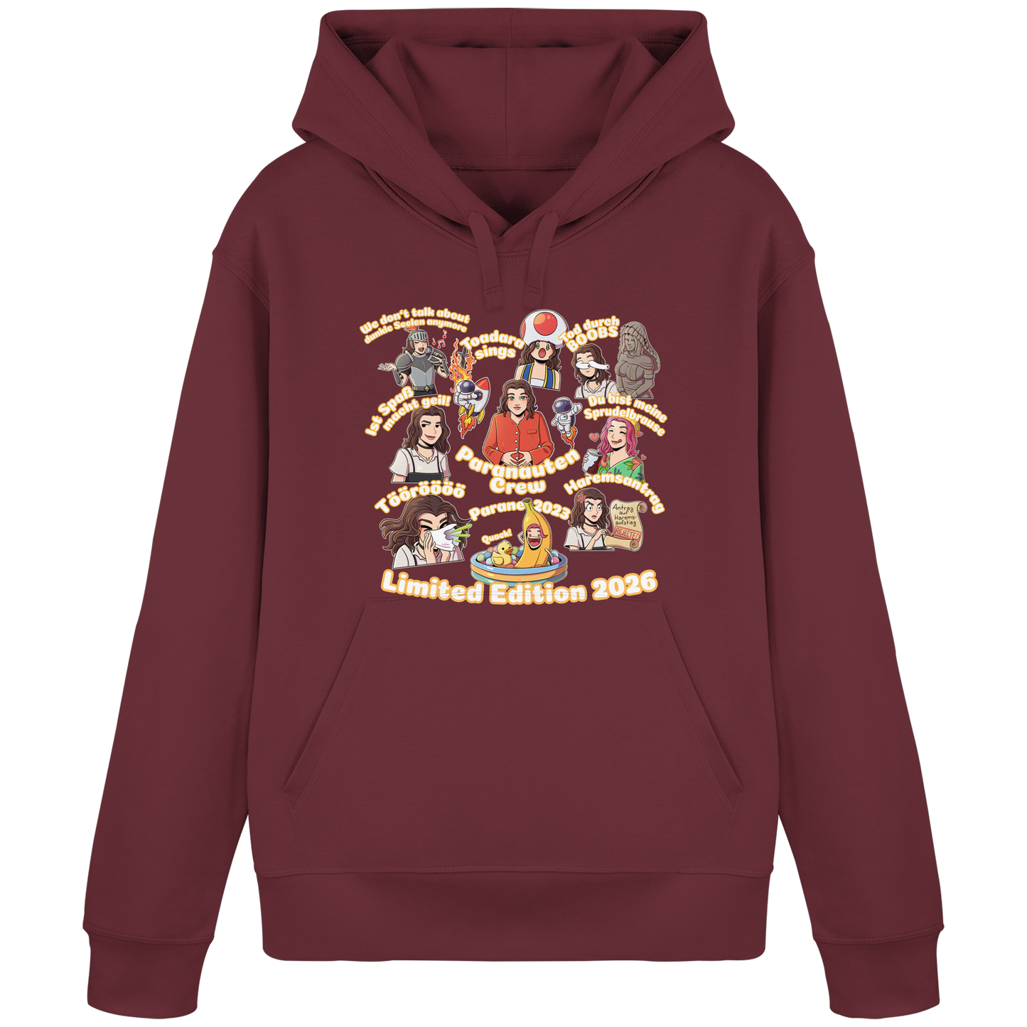 kairPARAvell MOMENTS - Organic Basic Hoodie (Frontprint)