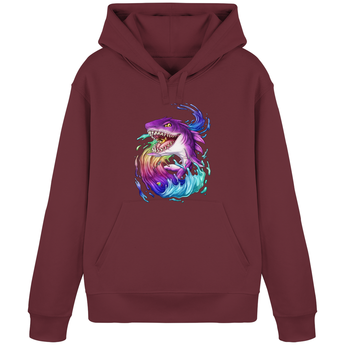 LupiArts Megalodon Crested - Organic Basic Hoodie