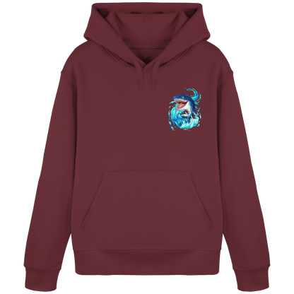LupiArts Megalodon Hungering - Organic Basic Hoodie