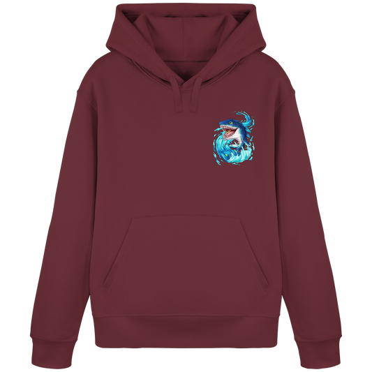 LupiArts Megalodon Hungering - Organic Basic Hoodie