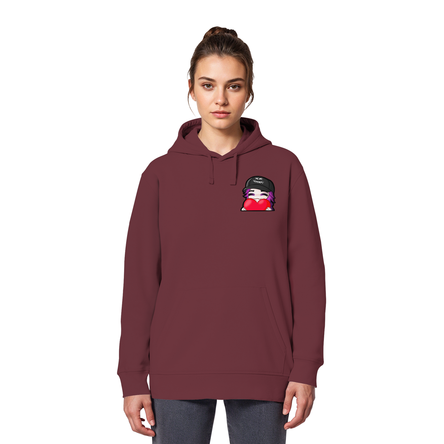 x3_kaspa Love - Organic Basic Hoodie
