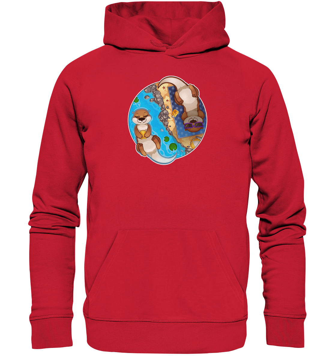 FeineKatze Otter - Organic Basic Hoodie