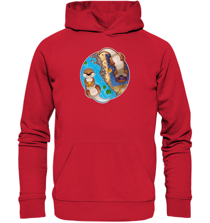 FeineKatze Otter - Organic Basic Hoodie