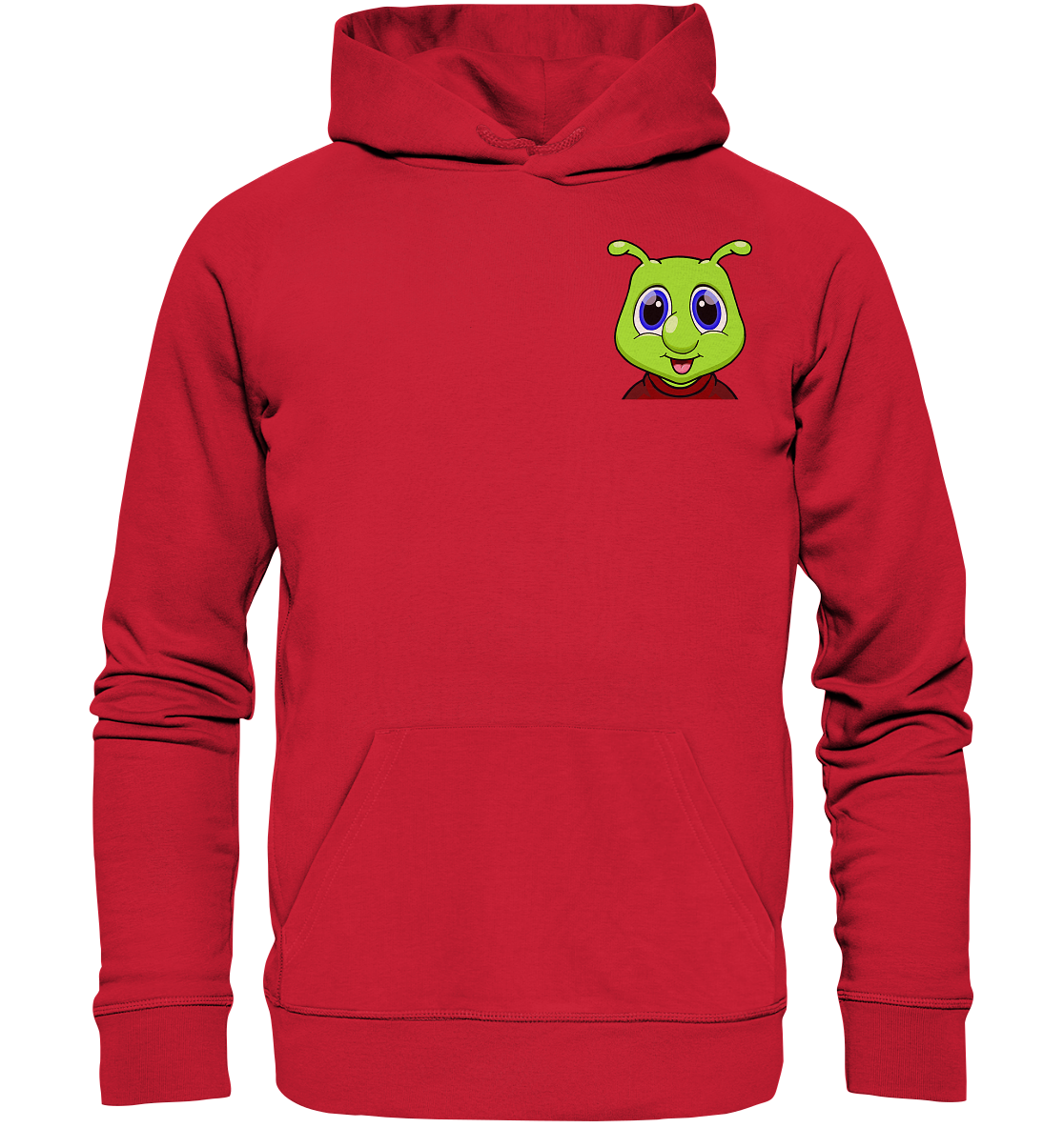 Raupi Face - Organic Basic Hoodie