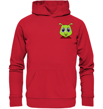 Raupi Face - Organic Basic Hoodie