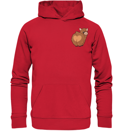 FlauschigTV Butt - Organic Basic Hoodie