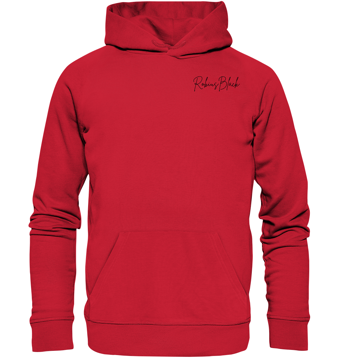 RobiusBlack Unterschrift - Organic Basic Hoodie