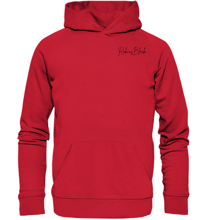 RobiusBlack Unterschrift - Organic Basic Hoodie