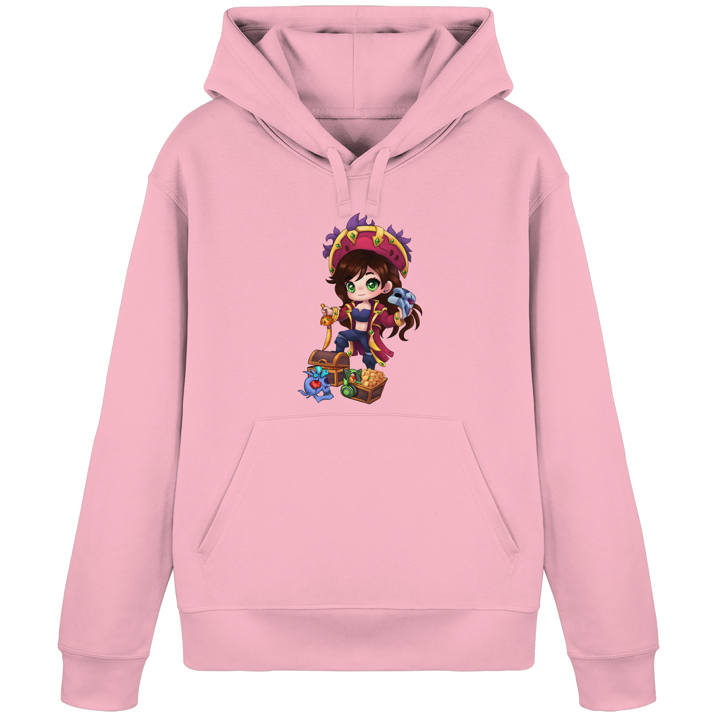 KykyNeko Pirat - Organic Basic Hoodie