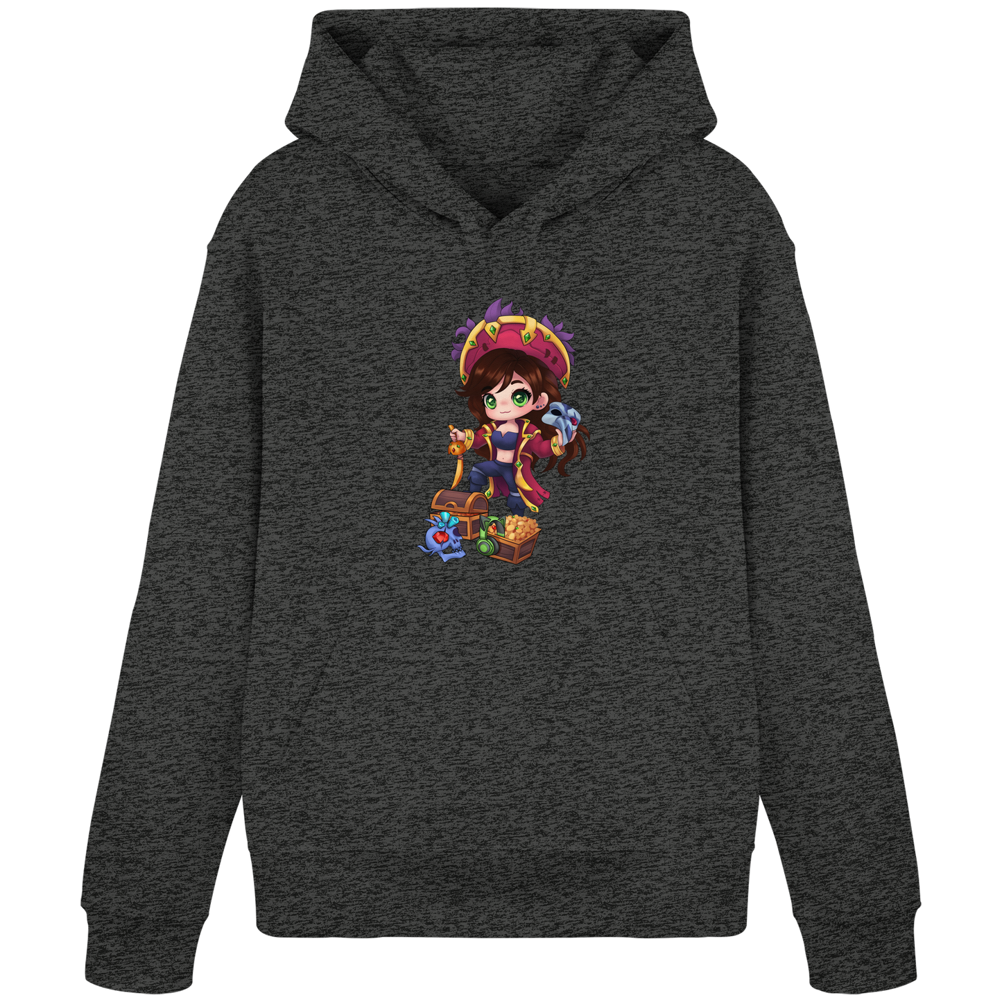 KykyNeko Pirat - Organic Basic Hoodie