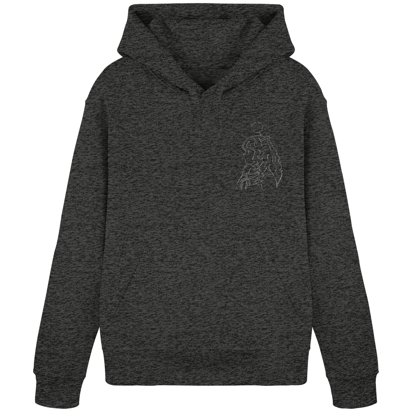 Miss_Moogle Logo Outline - Organic Basic Hoodie