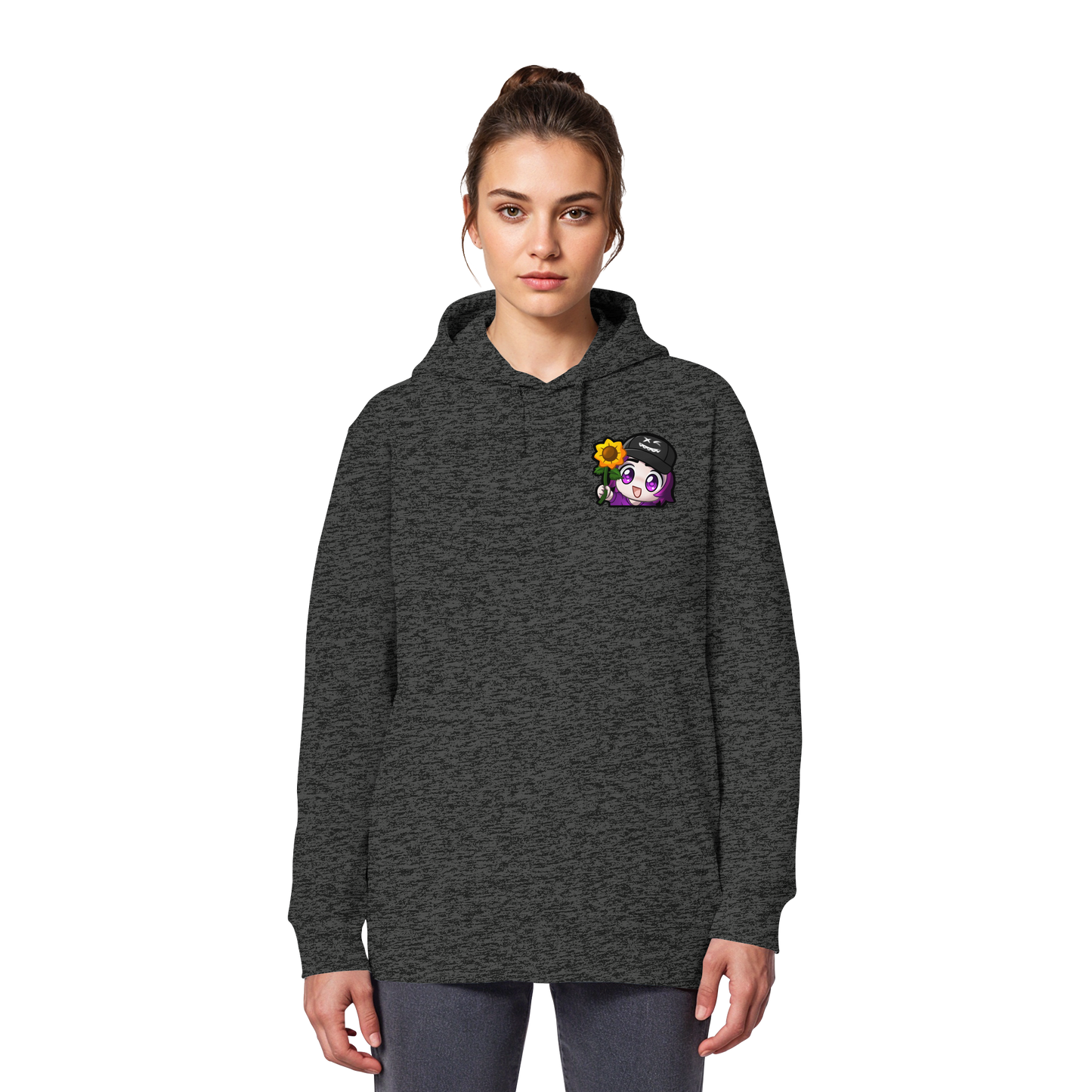 x3_kaspa Flower - Organic Basic Hoodie