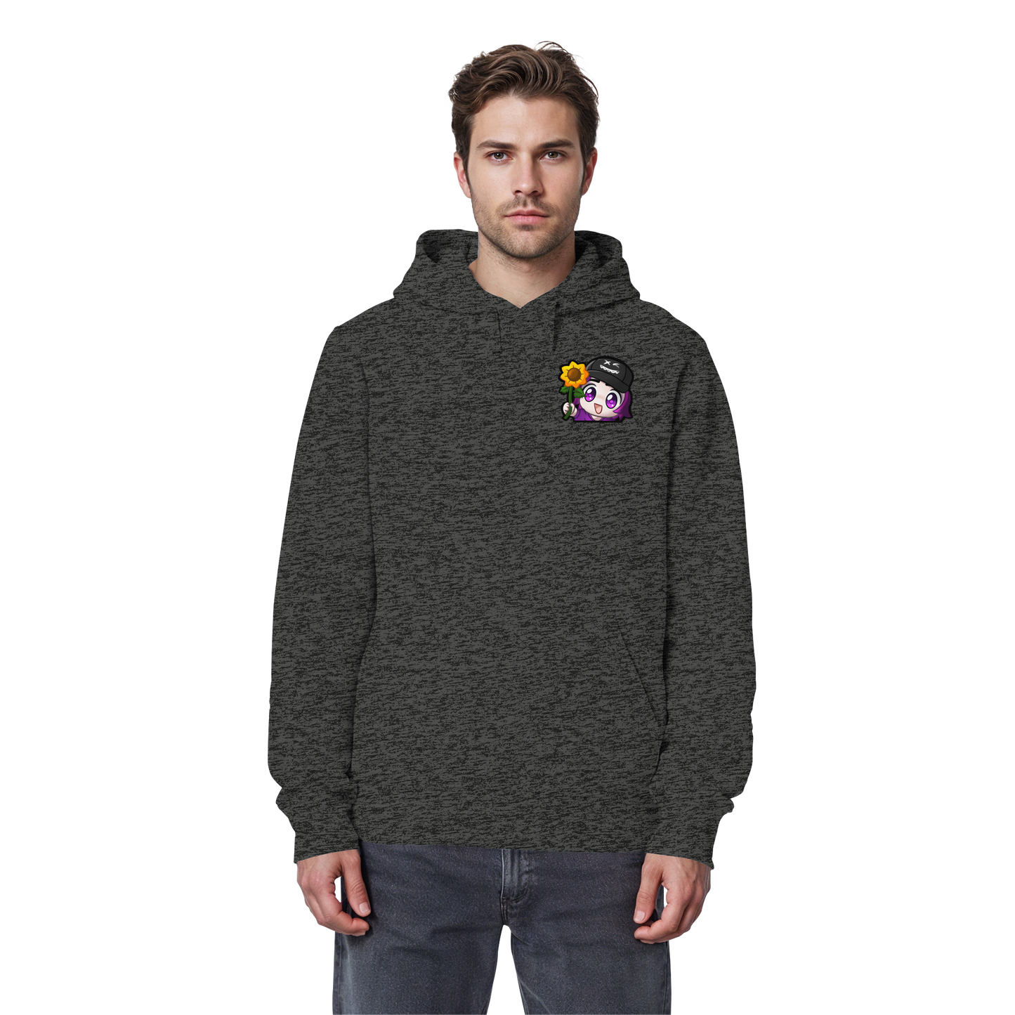 x3_kaspa Flower - Organic Basic Hoodie