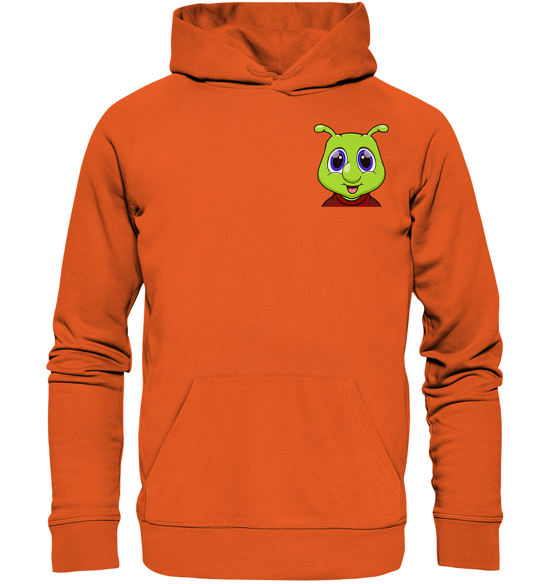 Raupi Face - Organic Basic Hoodie