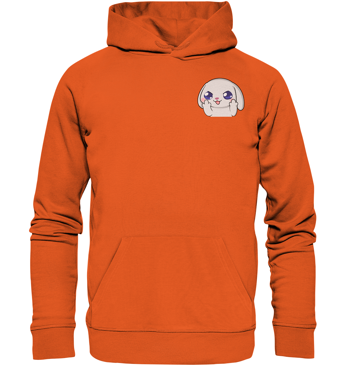 HuwJeffner MiddleFinger - Organic Basic Hoodie