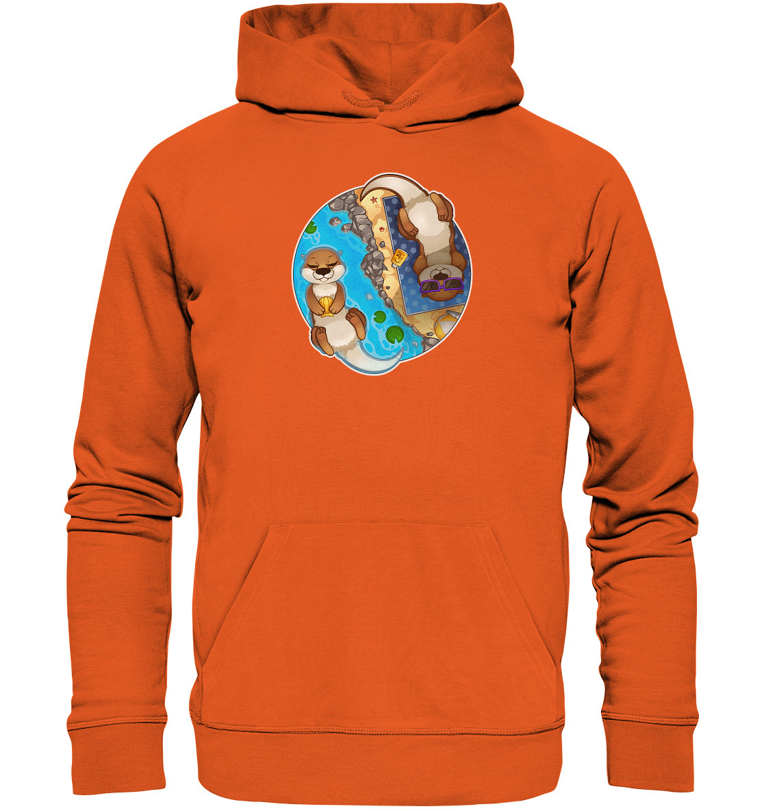 FeineKatze Otter - Organic Basic Hoodie
