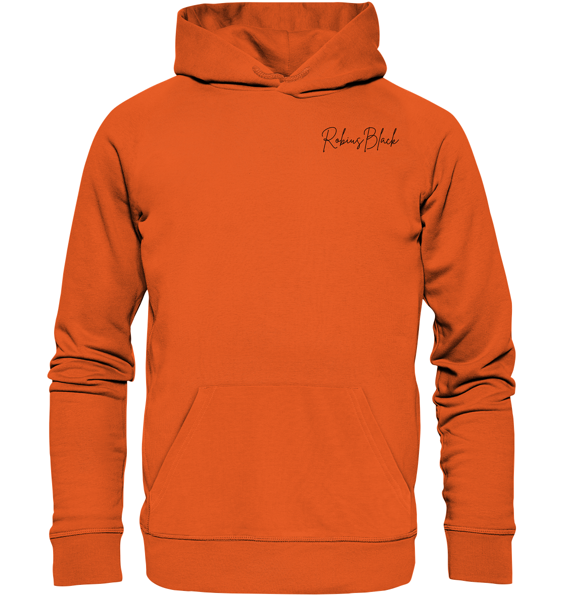 RobiusBlack Unterschrift - Organic Basic Hoodie