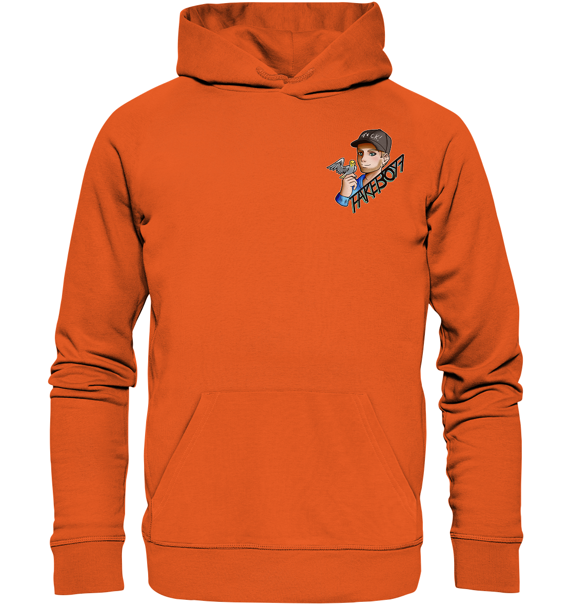 Fakeboy7 Logo - Organic Basic Hoodie