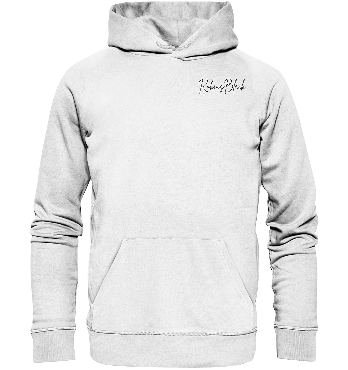 RobiusBlack Unterschrift - Organic Basic Hoodie