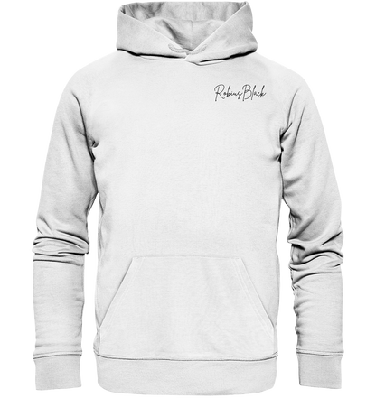 RobiusBlack Unterschrift - Organic Basic Hoodie