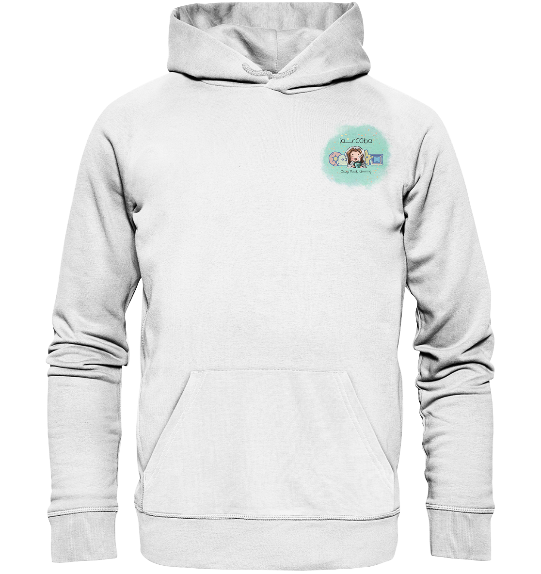 La_N00ba Logo - Organic Basic Hoodie