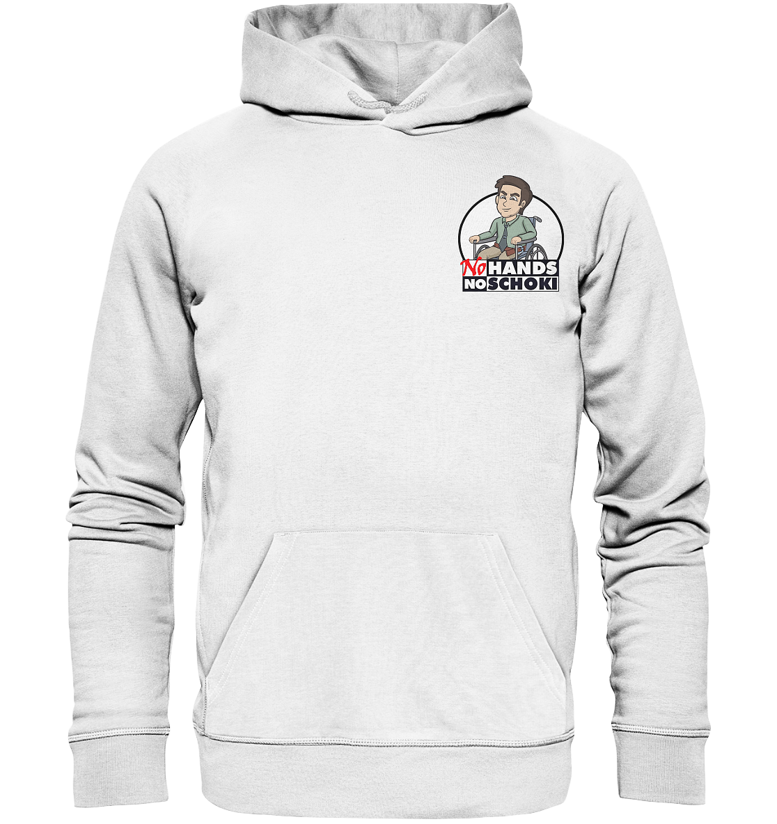 NoHandsNoSchoki Logo - Organic Basic Hoodie