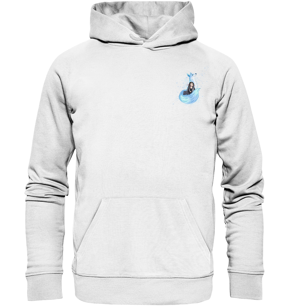 Ice_Kiki Design - Organic Basic Hoodie