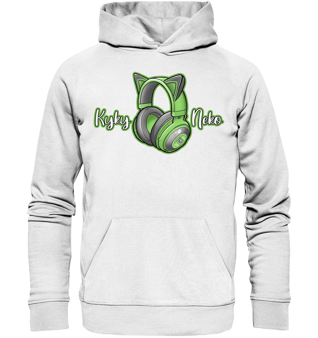 KykyNeko Logo - Organic Basic Hoodie