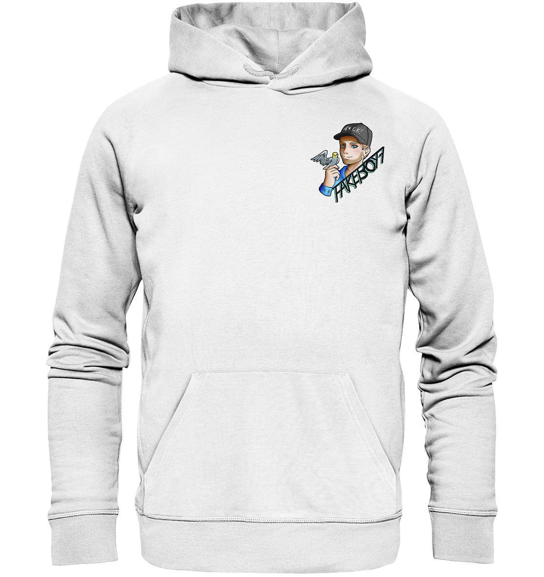 Fakeboy7 Logo - Organic Basic Hoodie