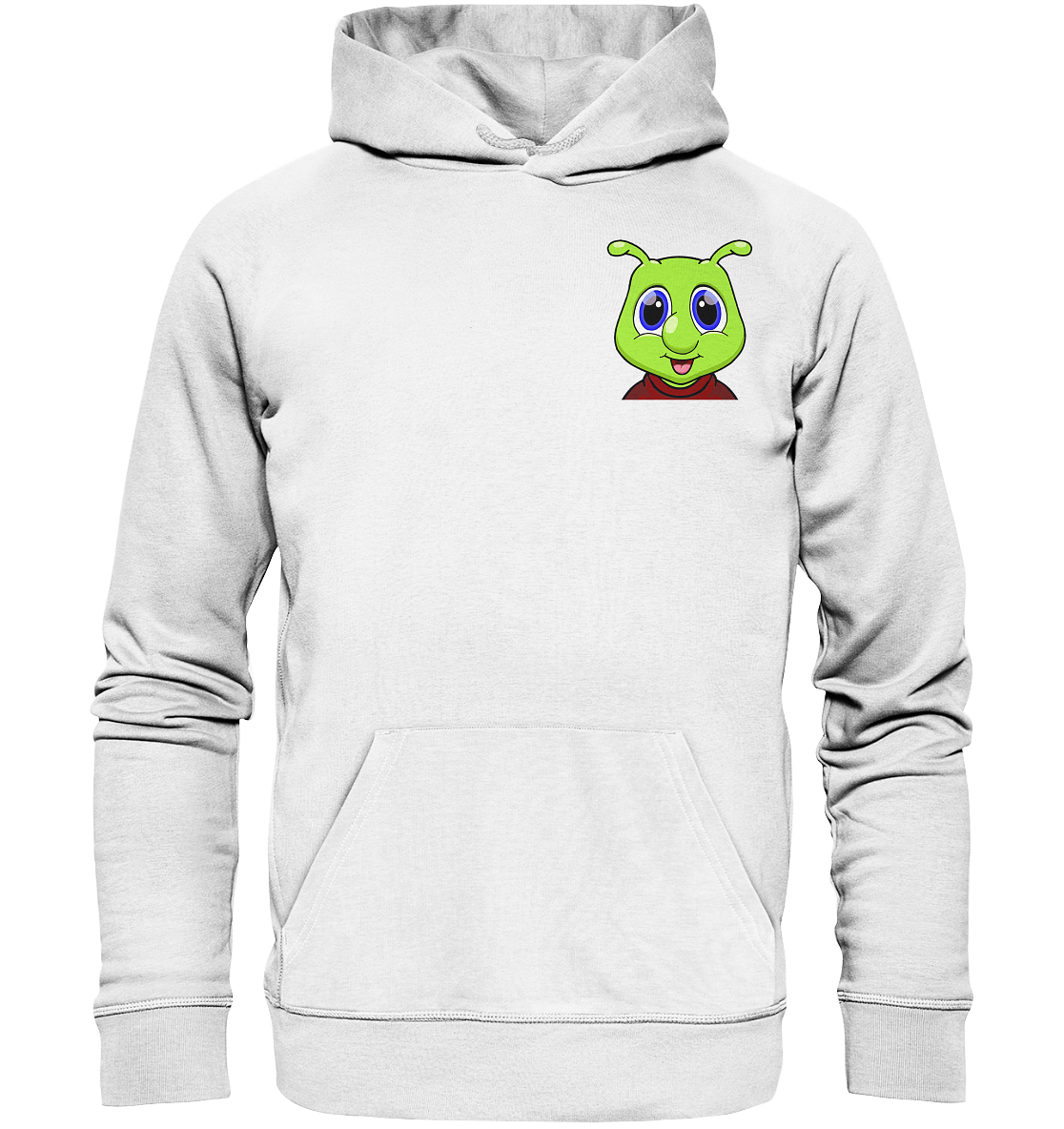 Raupi Face - Organic Basic Hoodie