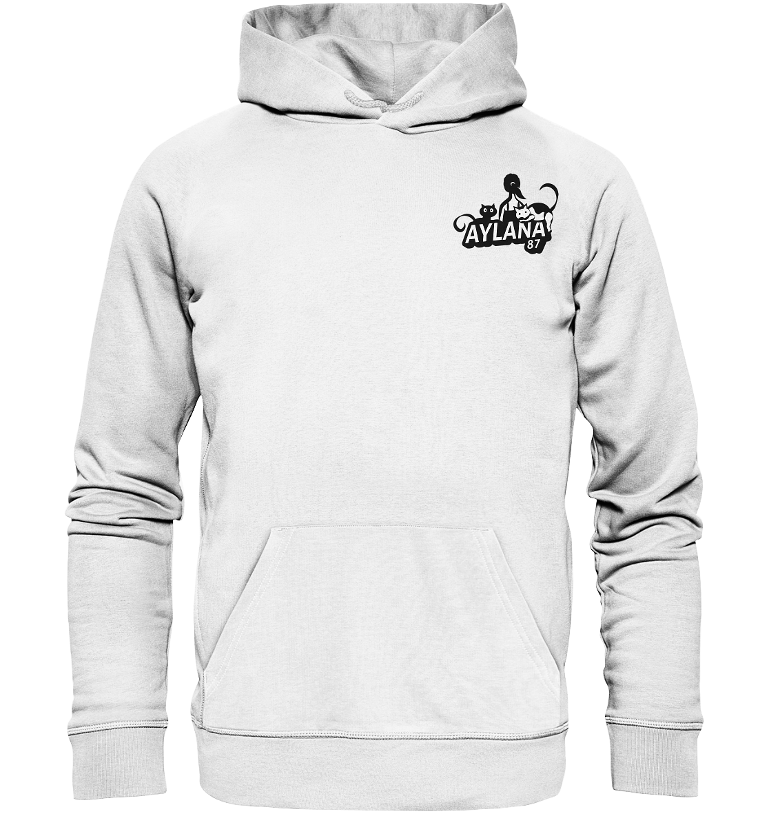 Aylana87 Logo - Organic Basic Hoodie