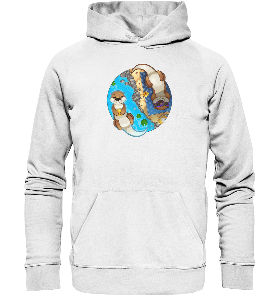 FeineKatze Otter - Organic Basic Hoodie
