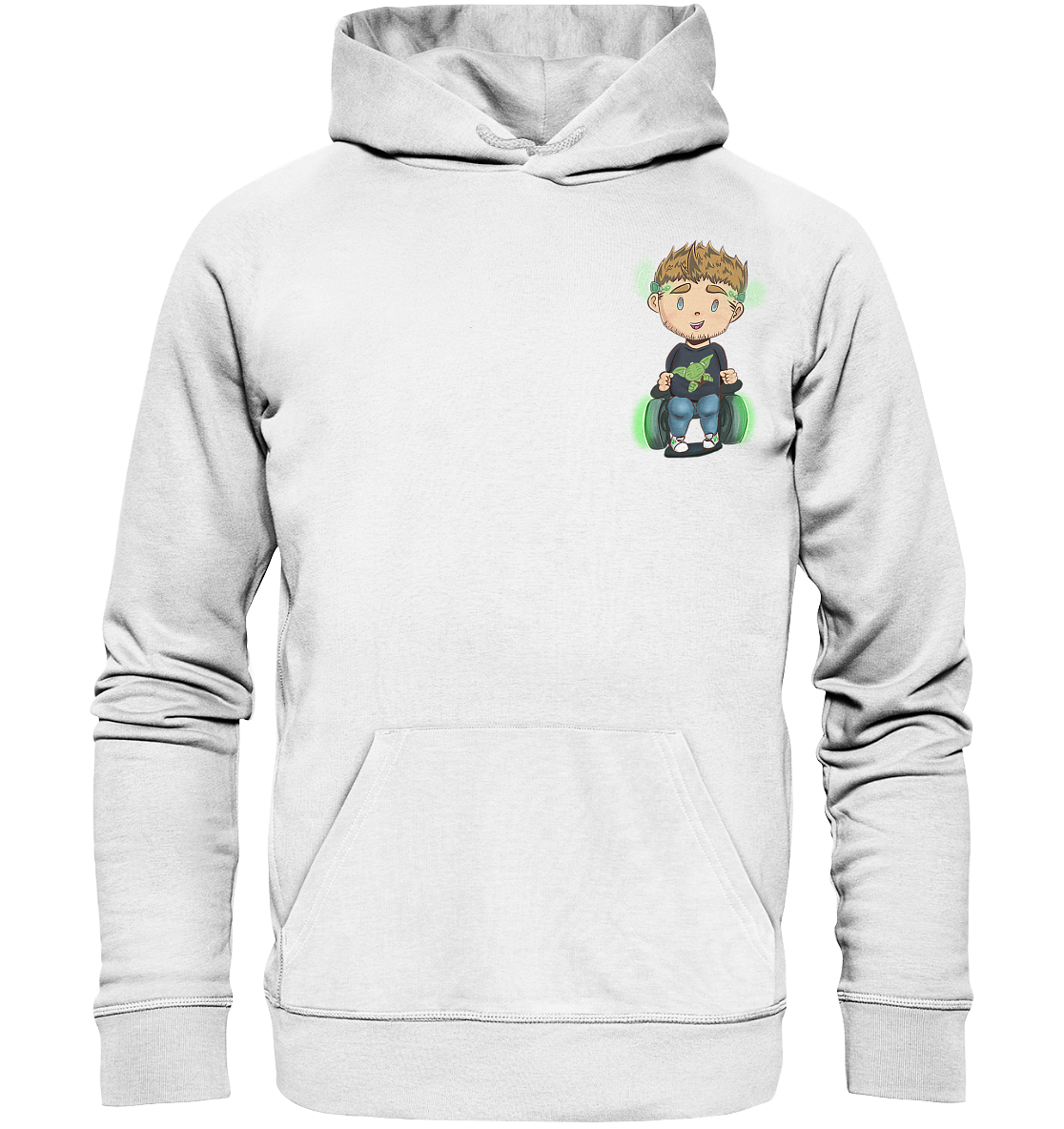 NoHandsNoSchoki Yoda - Organic Basic Hoodie