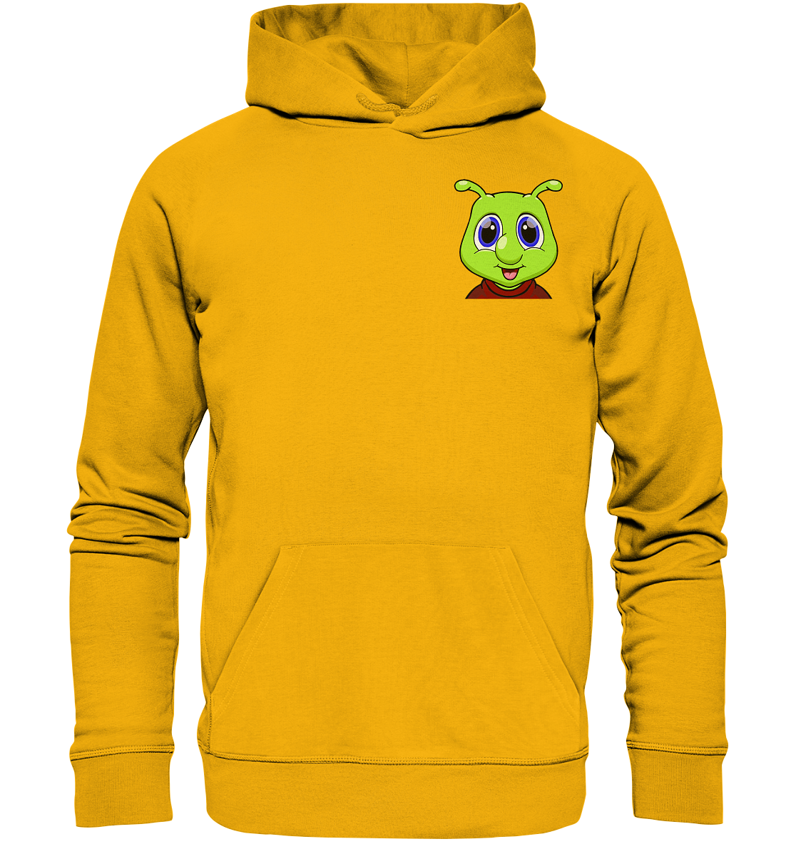 Raupi Face - Organic Basic Hoodie