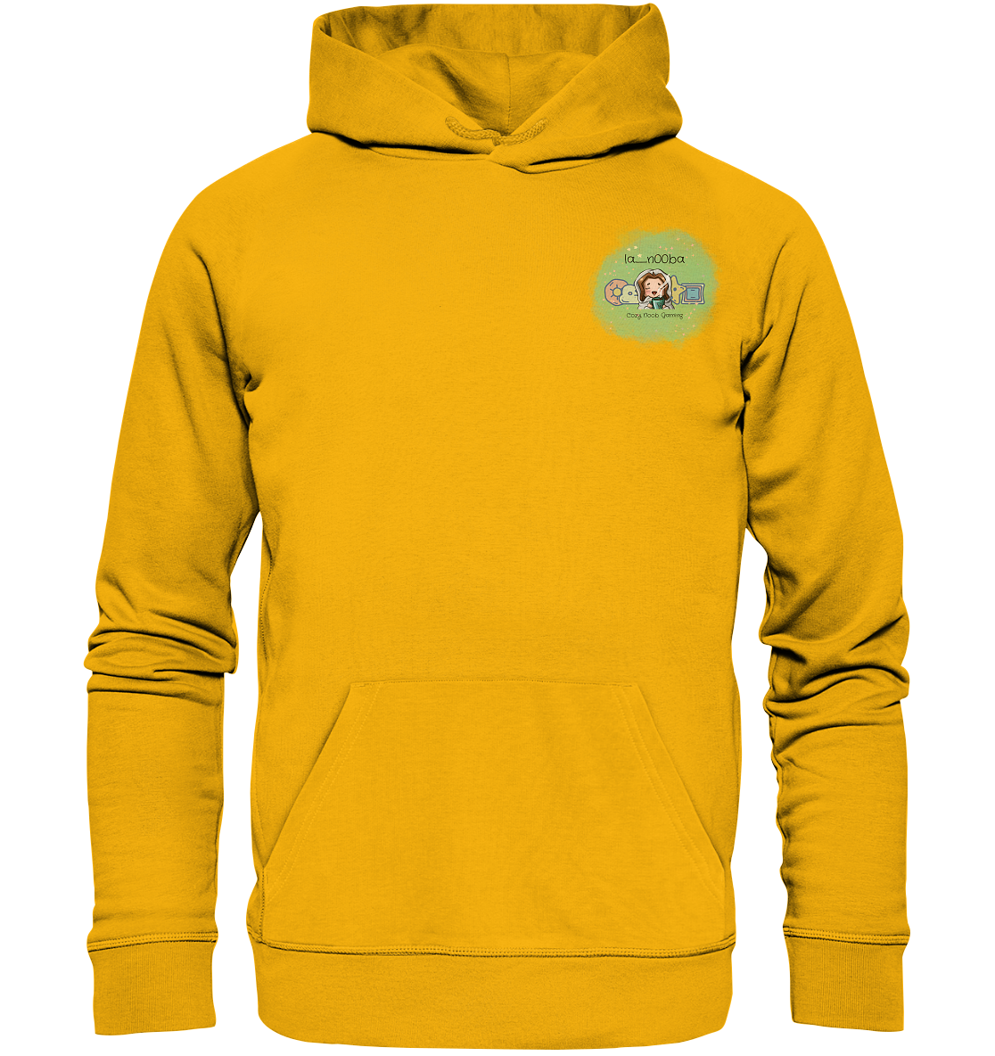 La_N00ba Logo - Organic Basic Hoodie