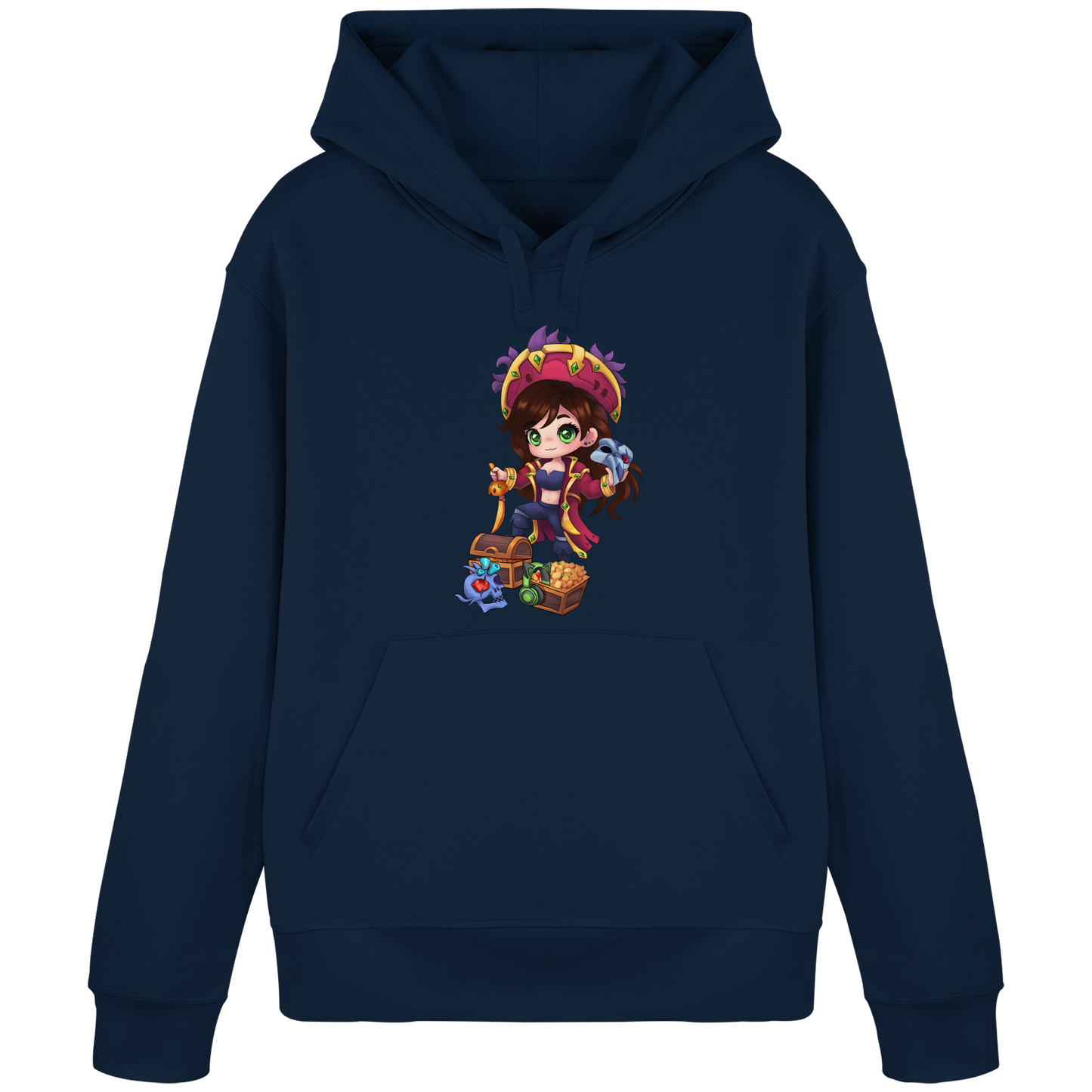 KykyNeko Pirat - Organic Basic Hoodie