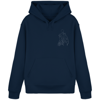 Miss_Moogle Logo Outline - Organic Basic Hoodie