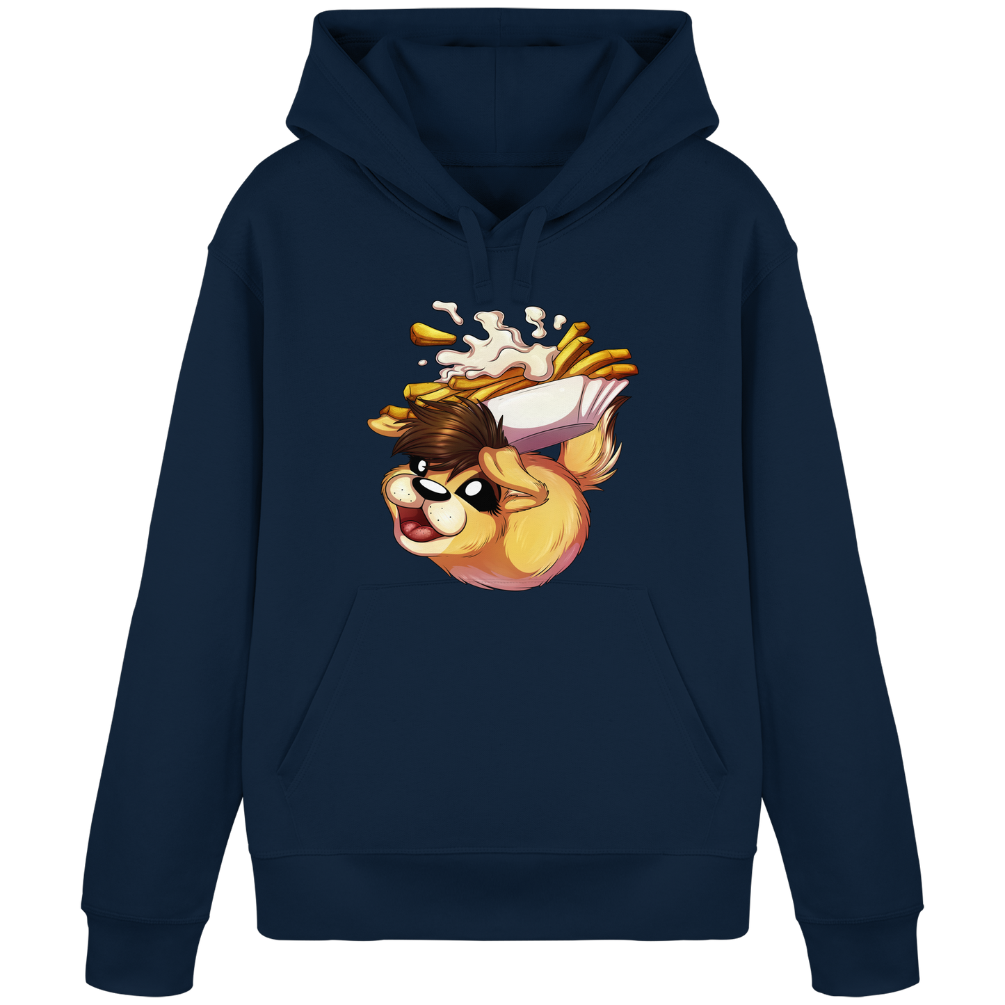 LupiArts Happy - Organic Basic Hoodie