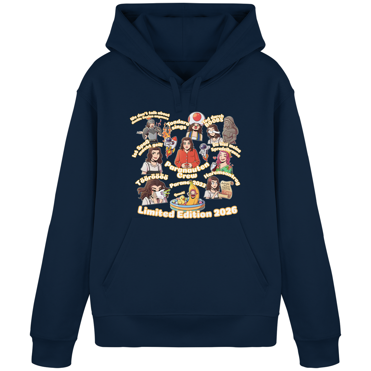 kairPARAvell MOMENTS - Organic Basic Hoodie (Frontprint)