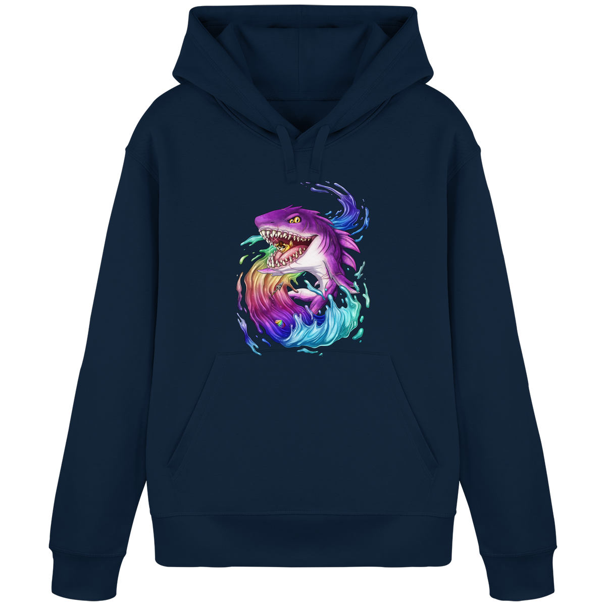 LupiArts Megalodon Crested - Organic Basic Hoodie