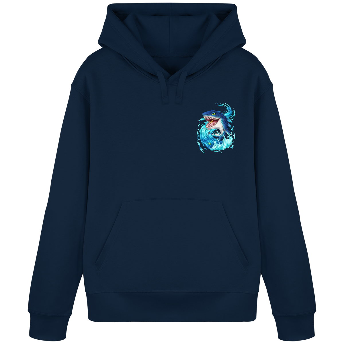 LupiArts Megalodon Hungering - Organic Basic Hoodie