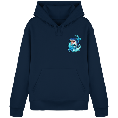LupiArts Megalodon Hungering - Organic Basic Hoodie