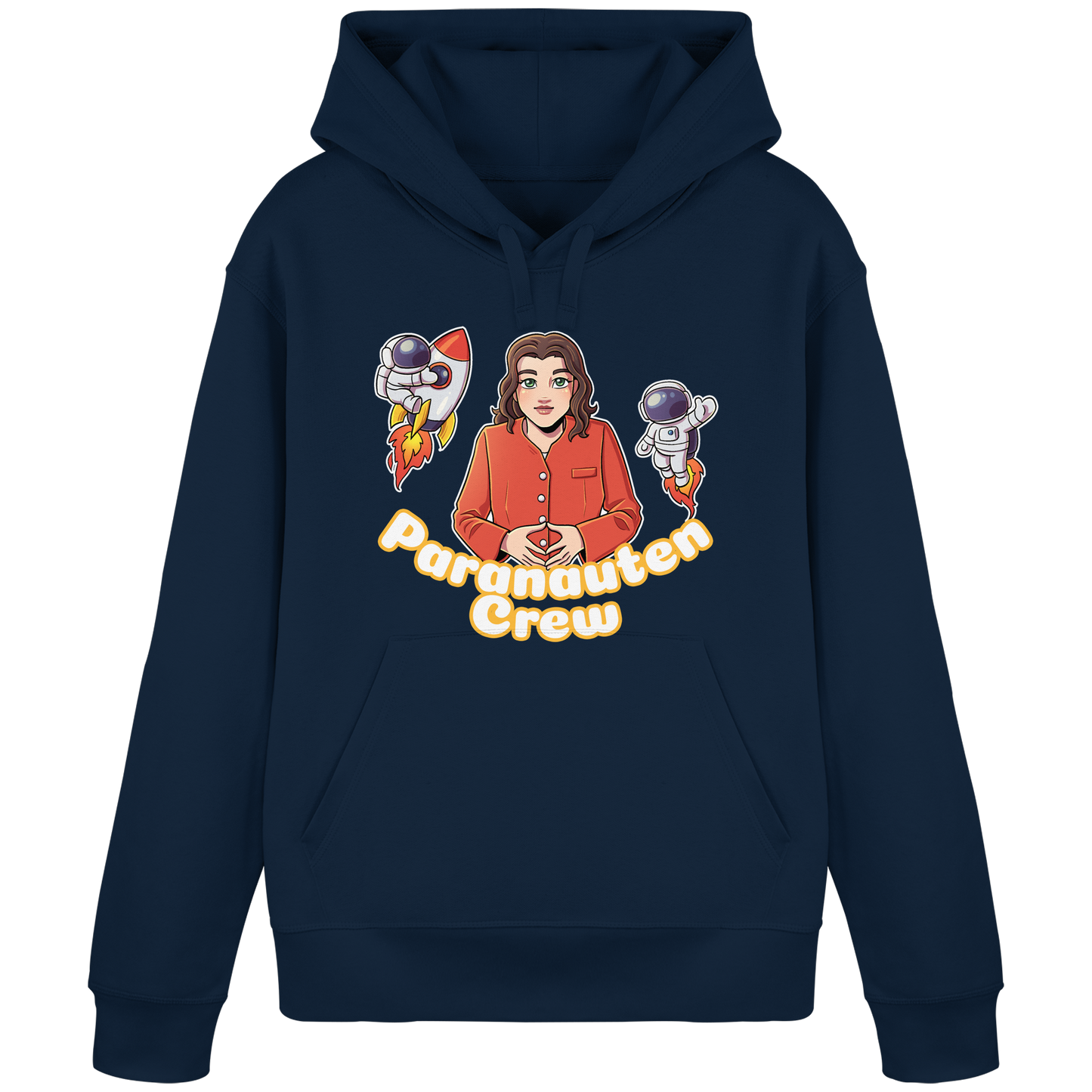 kairPARAvell Paranauten Crew - Organic Basic Hoodie (Frontprint)