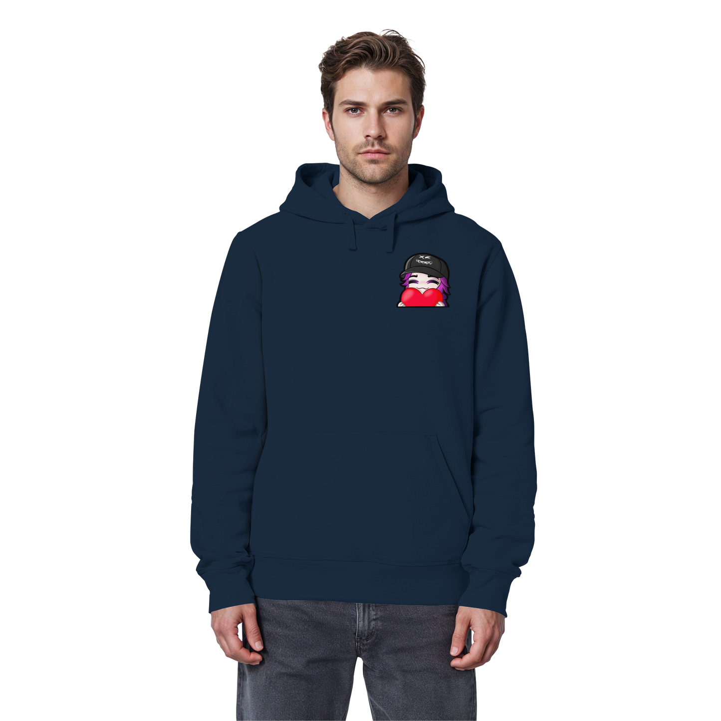 x3_kaspa Love - Organic Basic Hoodie