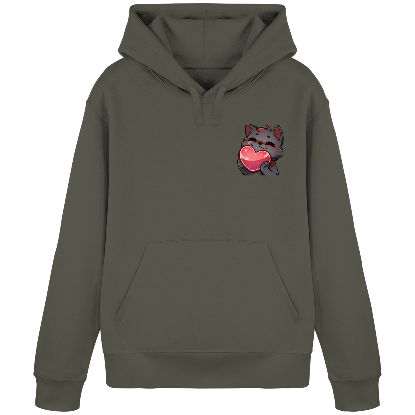 Blutwuff Heart - Organic Basic Hoodie